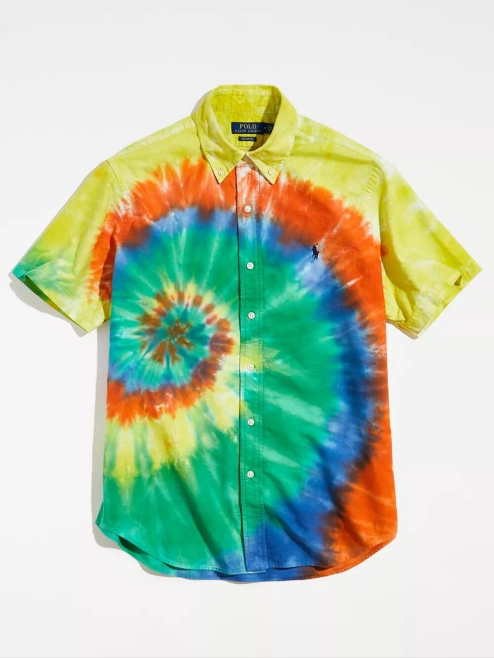 NWT Polo by Ralph Lauren Tie-Dye Button-Down Shirt Sz XL